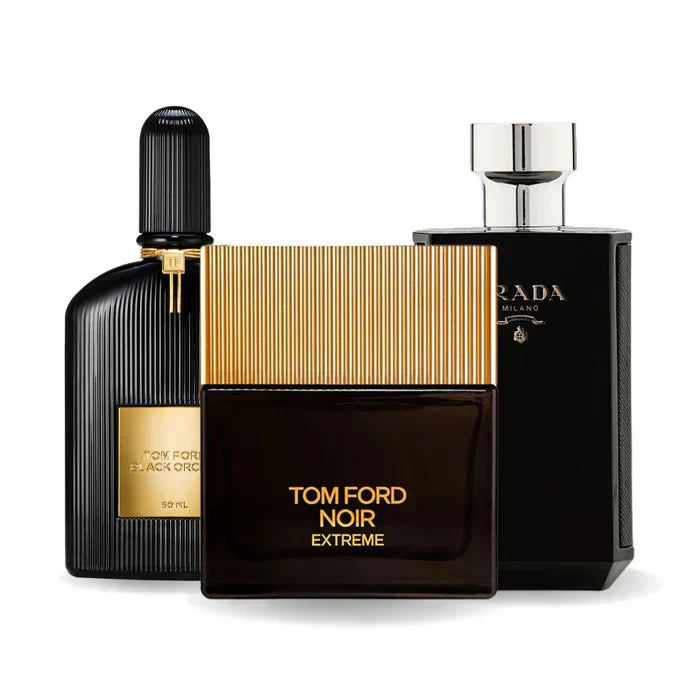 BLACK FRIDAY: Paquete de 3 perfumes BLACK ORCHID, NOIR EXTREME y PRADA INTENSE 100ml